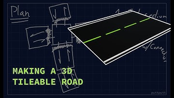 Making a 3D Tileable Road in Blender, Mixer2020 and Unreal Engine | Game Dev Log