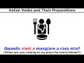 Italian Grammar: Verbs and Their Prepositions
