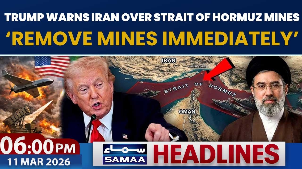 Trump Warns Iran Over Strait Of Hormuz Mines | ' Remove Mines ...