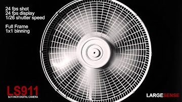 LS911 Rolling Shutter Fan Test 1x1 binning