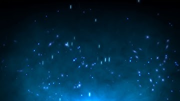 Glowing Blue Fire Embers | Free Animation Loop Background