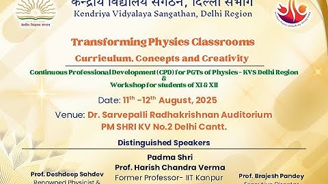 Transforming Physics Classroom: Curriculum, Concepts & Creativity