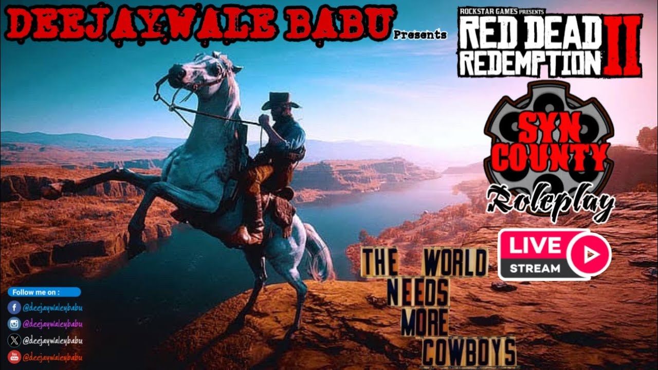 Syn Rdr2 RDR2 Syn County Roleplay in Hindi | LIVE STREAM 05 - YouTube