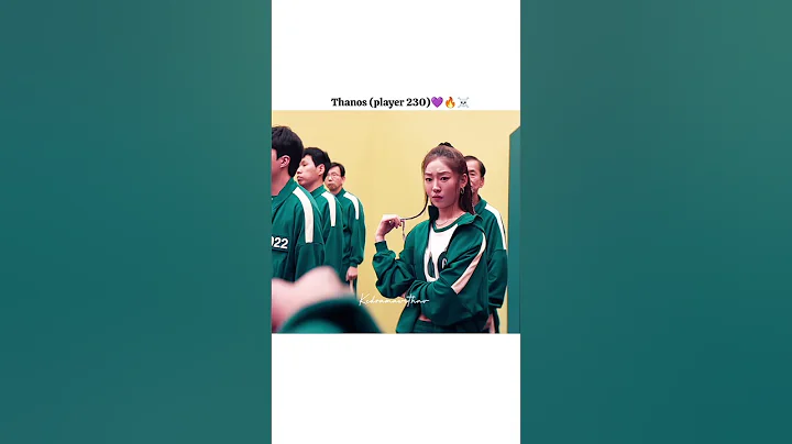 Thanos ( player 230)💜🔥☠️ll squid game season 2🖤💀 ll #kdrama #squidgame2 #shorts #squidgame