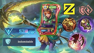 THIS NEW SEASON IS THE BEST SEASON TO USE ROAM RUBY!!😁 BEST RUBY BUILD AND ROTATION 2025
