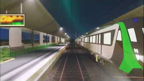 Cities: Skylines - Sunset to Sunrise Metro Ride (First Person POV)