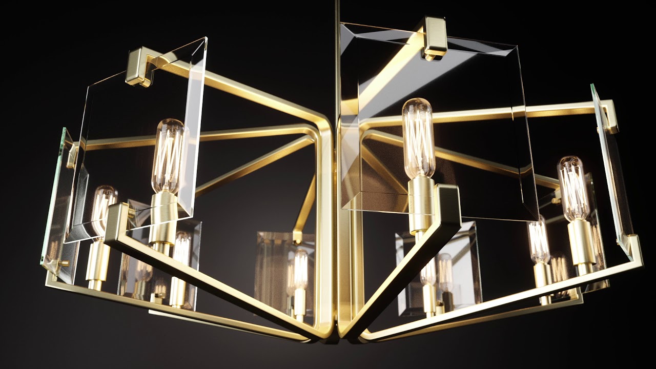 Mid-Century Modern Chandelier | Urban Ambiance - UHP2130