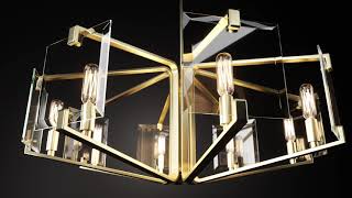 Mid-Century Modern Chandelier | Urban Ambiance - UHP2130