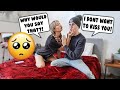 I DON'T WANT TO KISS YOU Prank On Fiancé! *CUTE REACTION*