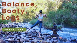 MINI PILATES CLASS IN THE GOLD COAST HINTERLAND || Balance, Booty, Legs screenshot 1