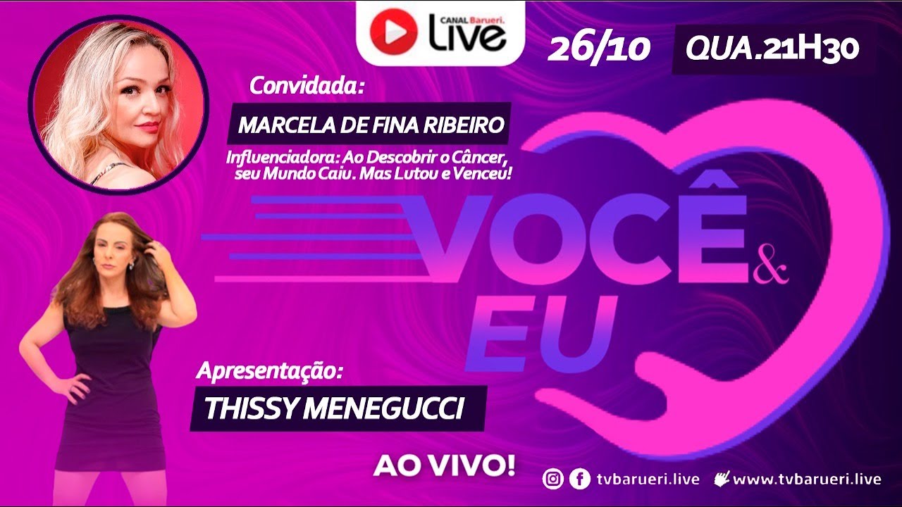 Ao Descobrir O Câncer, Seu Mundo Caiu. Mas Lutou E Venceu! | Você E Eu Com Thissy Menegucci