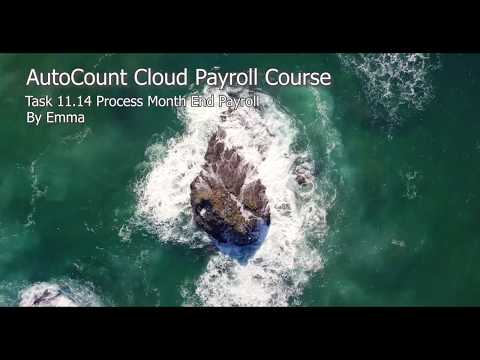 AutoCount Cloud Payroll Chapter 11 Task 11.14   By Emma