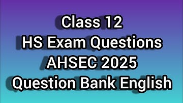 Class 12 English Question Bank | Previous Year HS Exam Questions | The Last Lesson