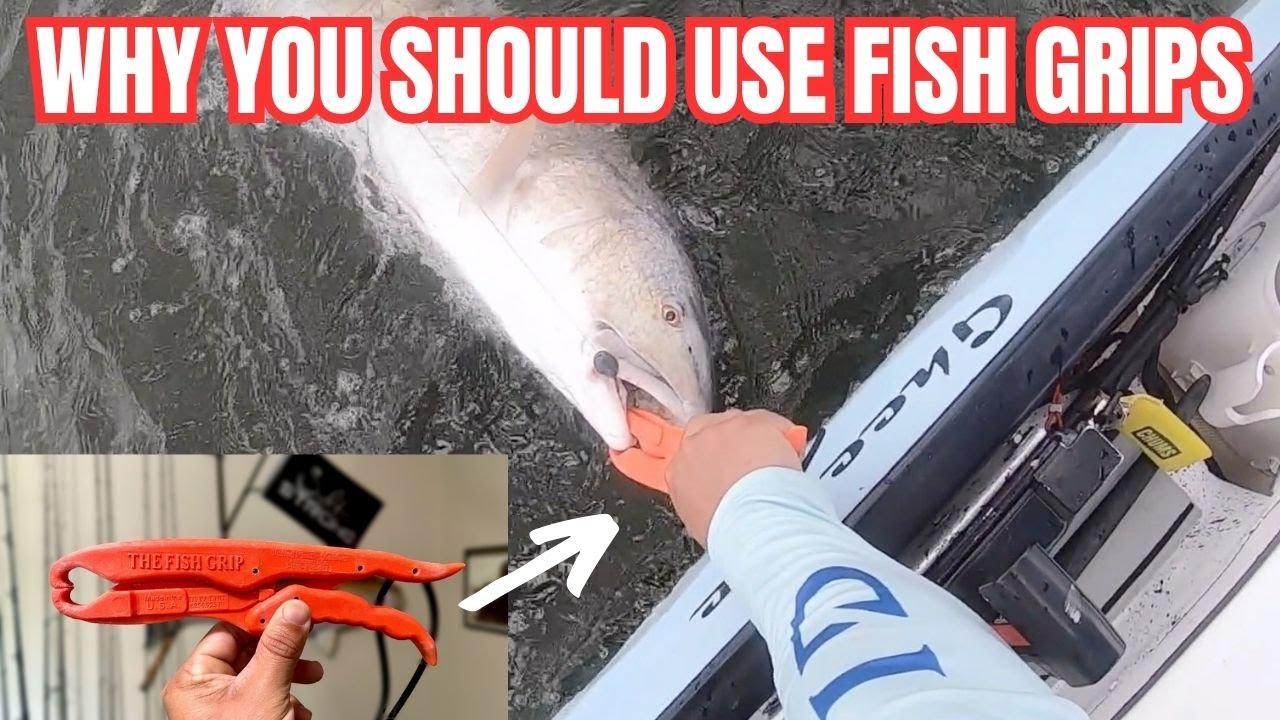 Fish Grip®, Jr. Black - Safely hold your fish by the lip like using pliers.