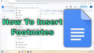 How To Insert Footnotes in Google Docs [Guide]