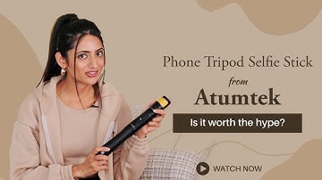 Bluetooth Phone Tripod Selfie Stick from ATUMTEK | Syncwire | 60-inch phone Tripod Review