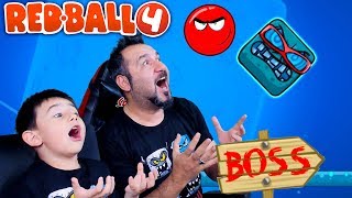 REDBALL 4 AY SAVAŞI BOSS GELDİ ÇILDIRDIK! | REDBALL 4 AY SAVAŞI BOSS (5460 LEVEL)