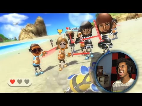 I Cant With This LOL! | Wii Sports Resort Raging And Funny Moments | (Skylight Reacts)