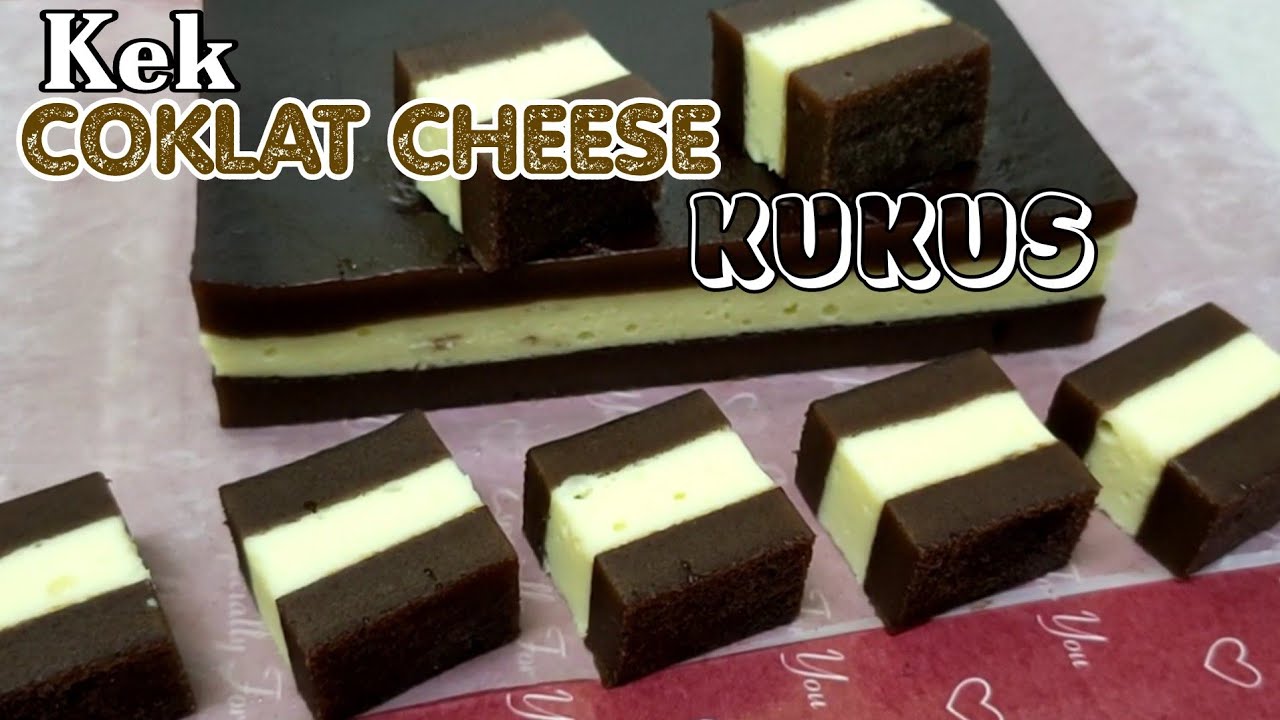 Resepi Kek Coklat Cheese Kukus 3 Step Mudah Tanpa Mixer Tanpa Blender Sukatan Cawan Youtube