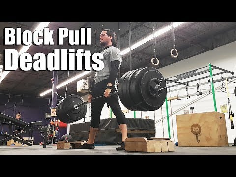 Sumo Deadlifting 4" Block Pulls | Heavy Deadlifts Singles