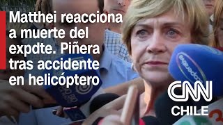 Thumbnail for Evelyn Matthei tras muerte del expdte. Sebastián Piñera: "Era una persona que no conocía el rencor"