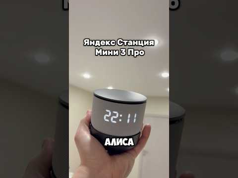 Яндекс Станция Мини 3 Про с Алисой и аккумулятором управляет умным светом Zigbee в доме