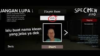 TUTORIAL CARA MABAR DI GME SPECIMEN ZERO | JOIN GAME