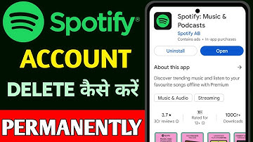 spotify account delete kaise kare 2025 | how to delete spotify account permanently