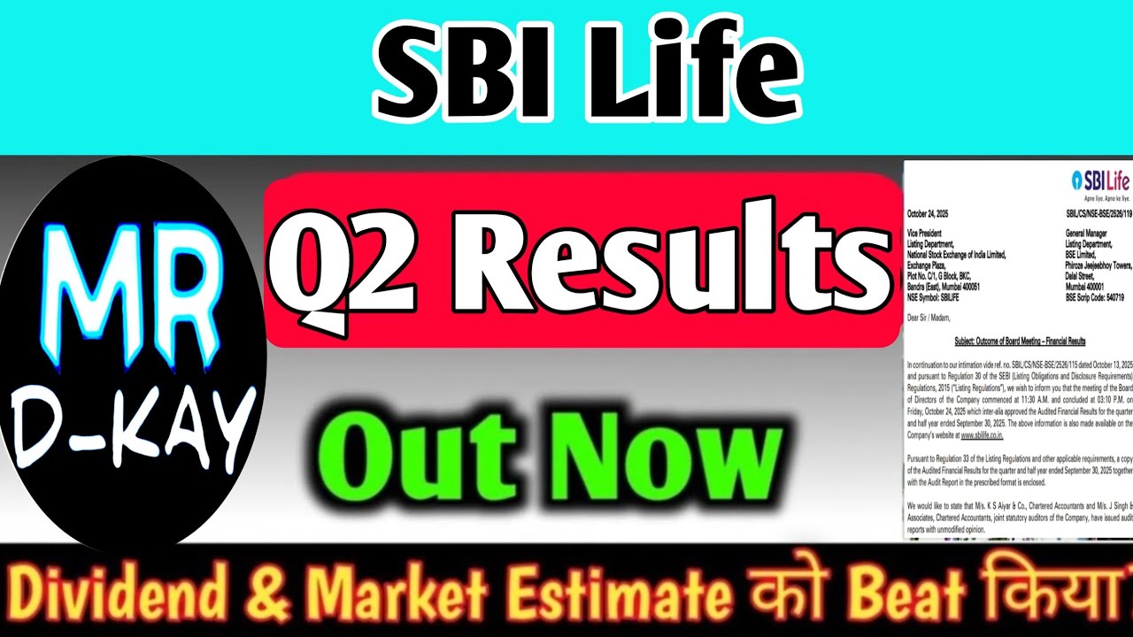 SBI Life Q2 results 2026 | SBI Life share latest news | SBI Life share latest news today