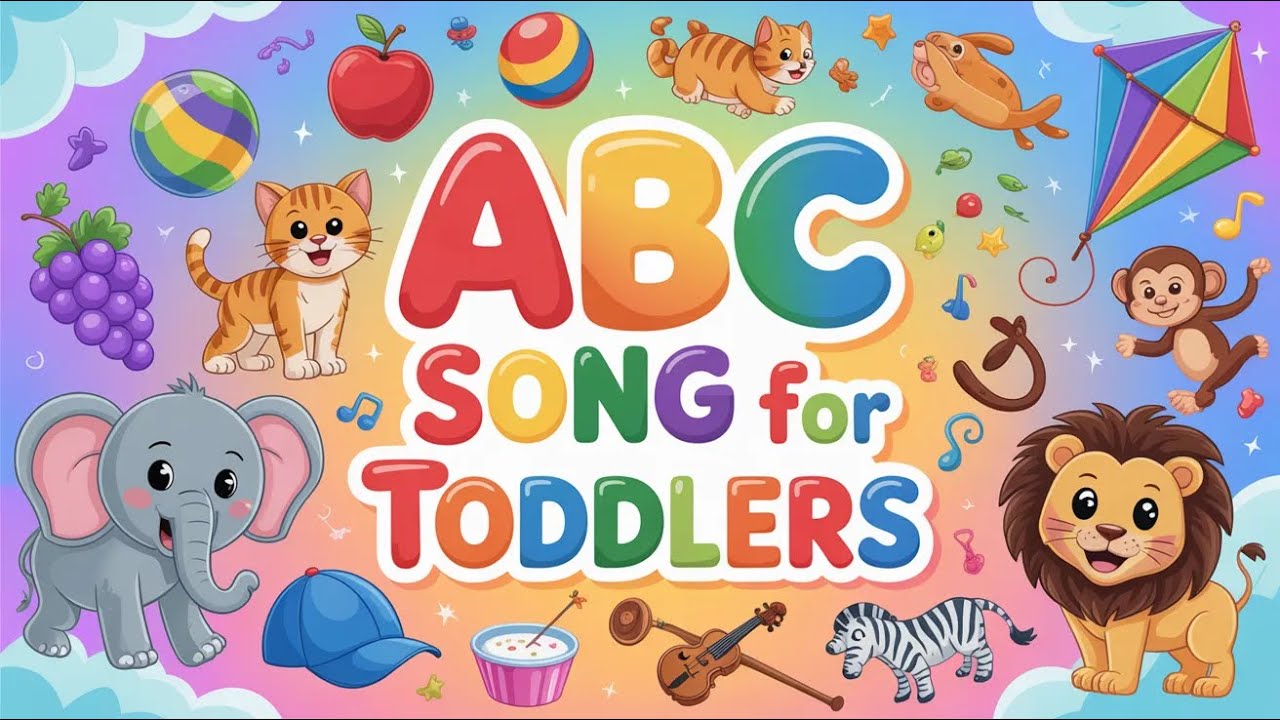 ABC Song for Toddlers 🎵 | Alphabet Song for Toddlers Building ABC ...