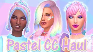 The Sims 4- Pastel CC HAUL! + CAS