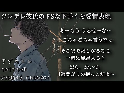 70【ツンデレ/ドS】ツンデレ彼氏のドSな下手くそ愛情表現。【Japanese/ASMR】【女性向け/シチュエーションボイス】