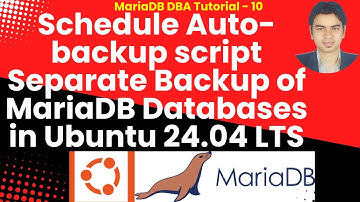 Schedule Auto-backup script Separate Backup of MariaDB Databases in Ubuntu 24.04 LTS