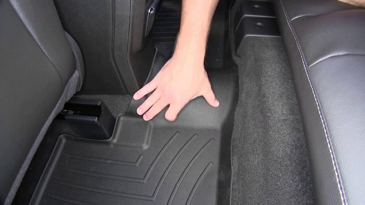 WeatherTech Custom Fit Rear FloorLiner for Ford Escape Tan YouTube