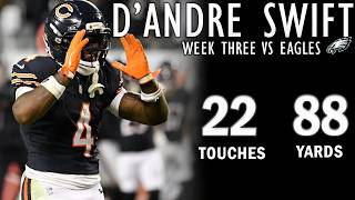 D'Andre Swift Week 3 Highlights | NFL 2026 - Chicago Bears