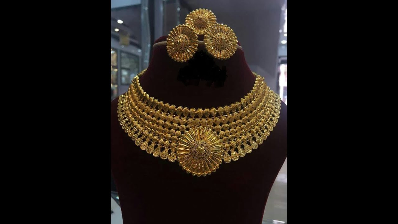 Gold Bridal|Choker Set|Short Necklace 