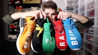 adidas pharrell williams hu nmd multiple colorways