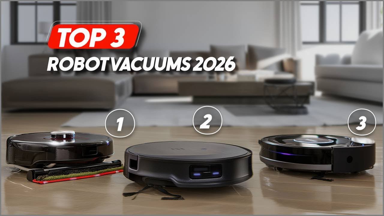 3 Best Robot Vacuums 2026