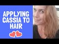 How I apply Cassia To My Hair