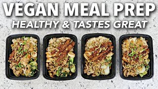 HEALTHY VEGAN MEAL PREP THAT TASTES DELICIOUS (BUDDHA BOWL RECIPE)