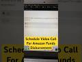 Schedule Video Call For Amazon Funds Disbursement ✅ |#amazon #amazonfundsdisbursement