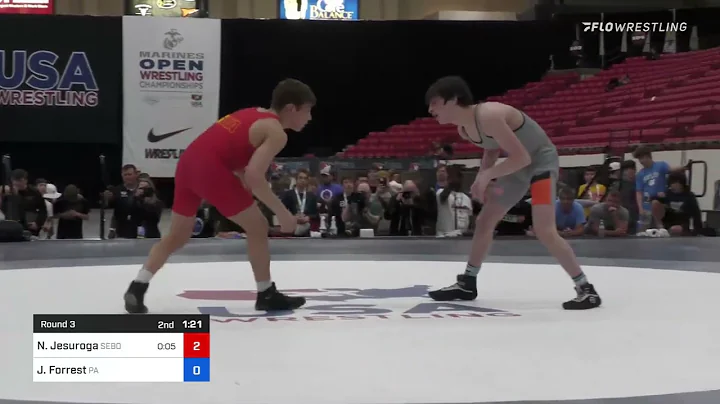 55 Kg Round 3 - Nathanael Jesuroga, Sebolt Wrestli...