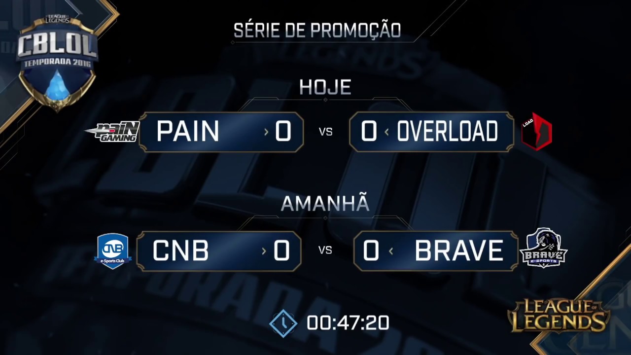 Série de Promoção CBLOL - D1 - paIN Gaming x Overload (MD5)