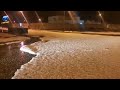 أكوام رهيبة من الثلوج البَردية! عاصفة بردية وسط السعودية ، القصيم