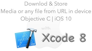 Download and Store media or any file from URL in device | Objective C | iOS 10 | Xcode 8