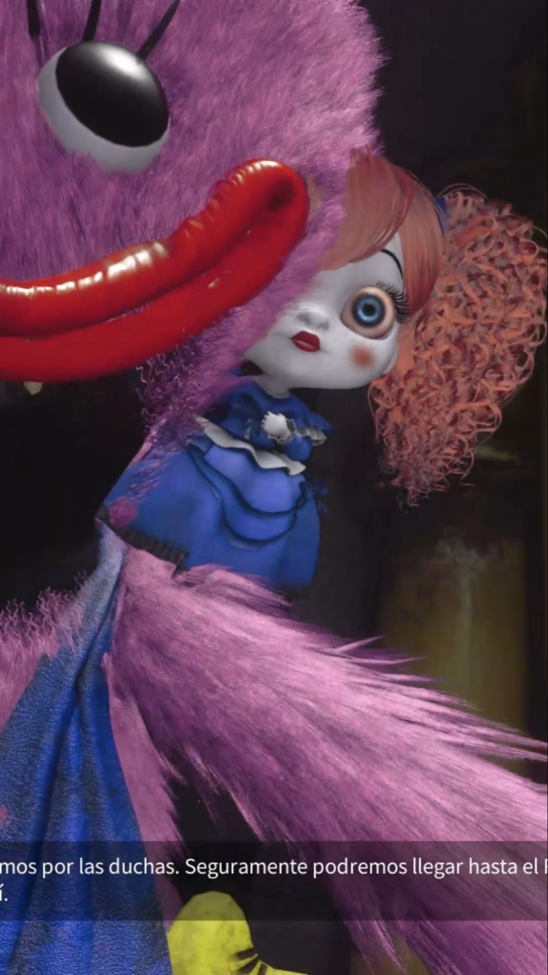 Kissy Missy y Poppy salvan a Player del prototipo en Poppy Playtime Chapter 4