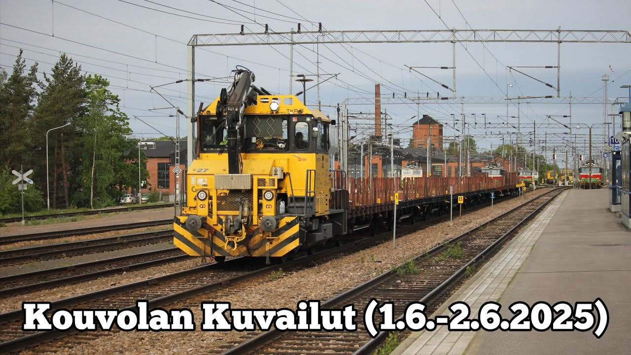 Kouvolan Kuvailut (1.6.-2.6.2025) || Radantarkastusvaunut (MEERI & EMMA) & ArcticRailin avovaunuja!