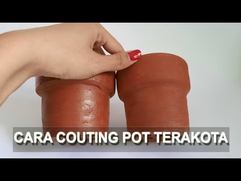 CARA COATING POT TERAKOTA TANAH LIAT TERLIHAT GLOSY DAN TAHAN LAMA