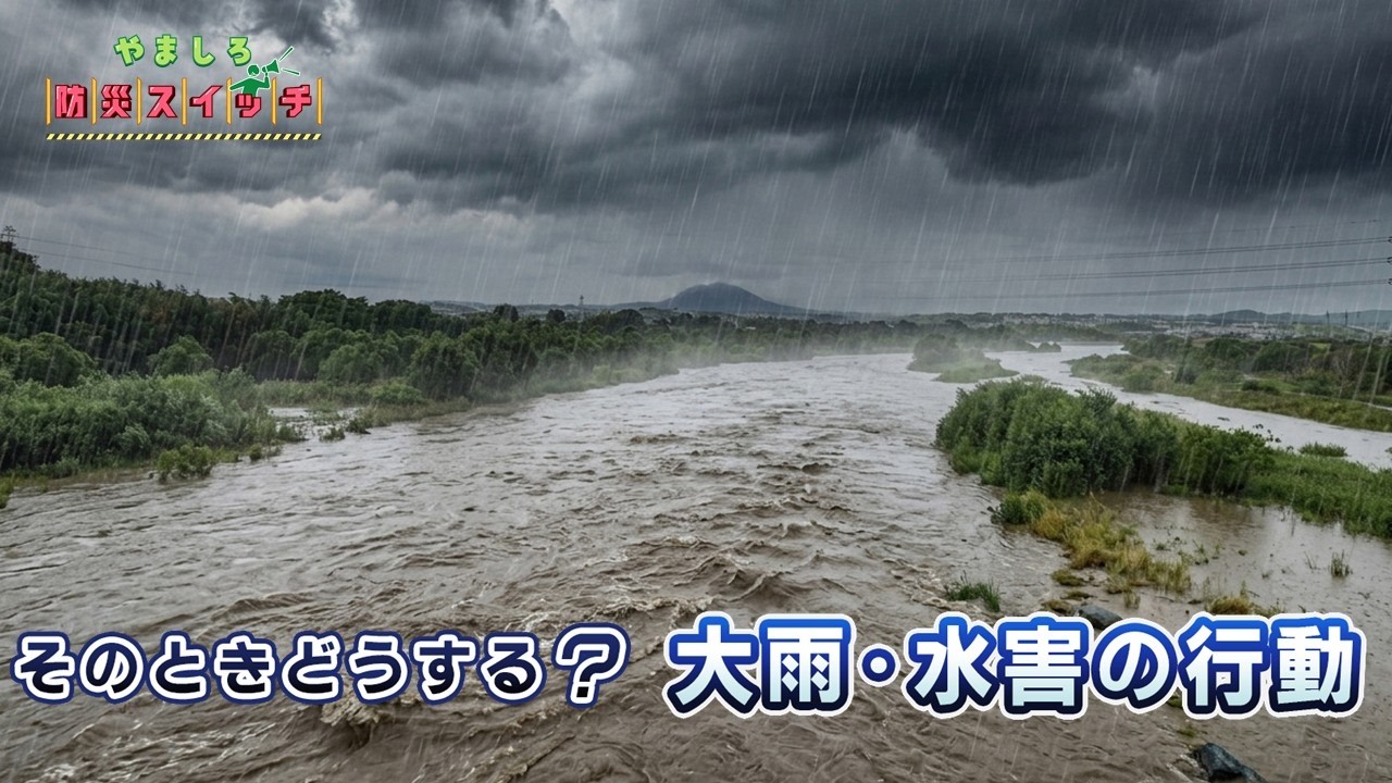 2026年6月放送 やましろ防災スイッチ＃015「そのときどうする？大雨