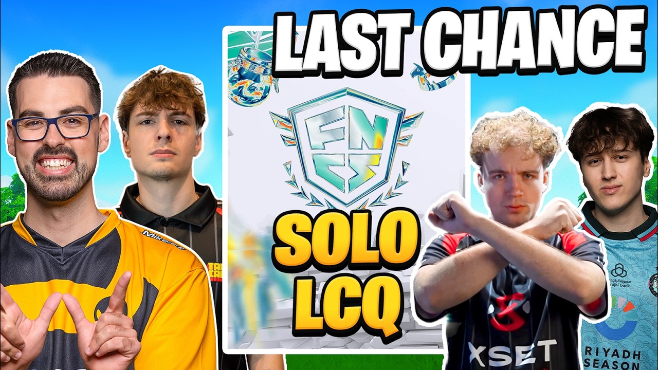 Last Chance to Qual for FNCS Grands - Watchparty With Clix